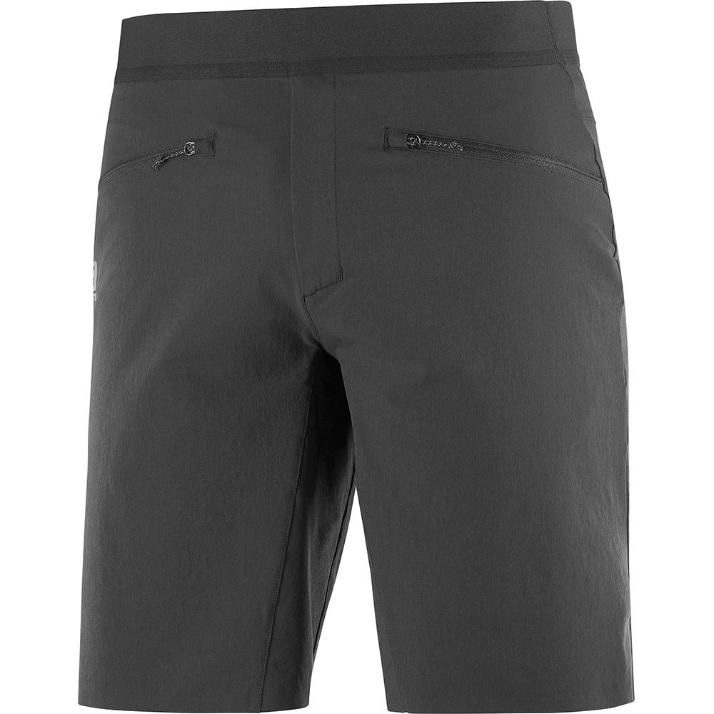 Salomon Singapore Mens Shorts - WAYFARER PULL ON M Black | 54273-YSTC